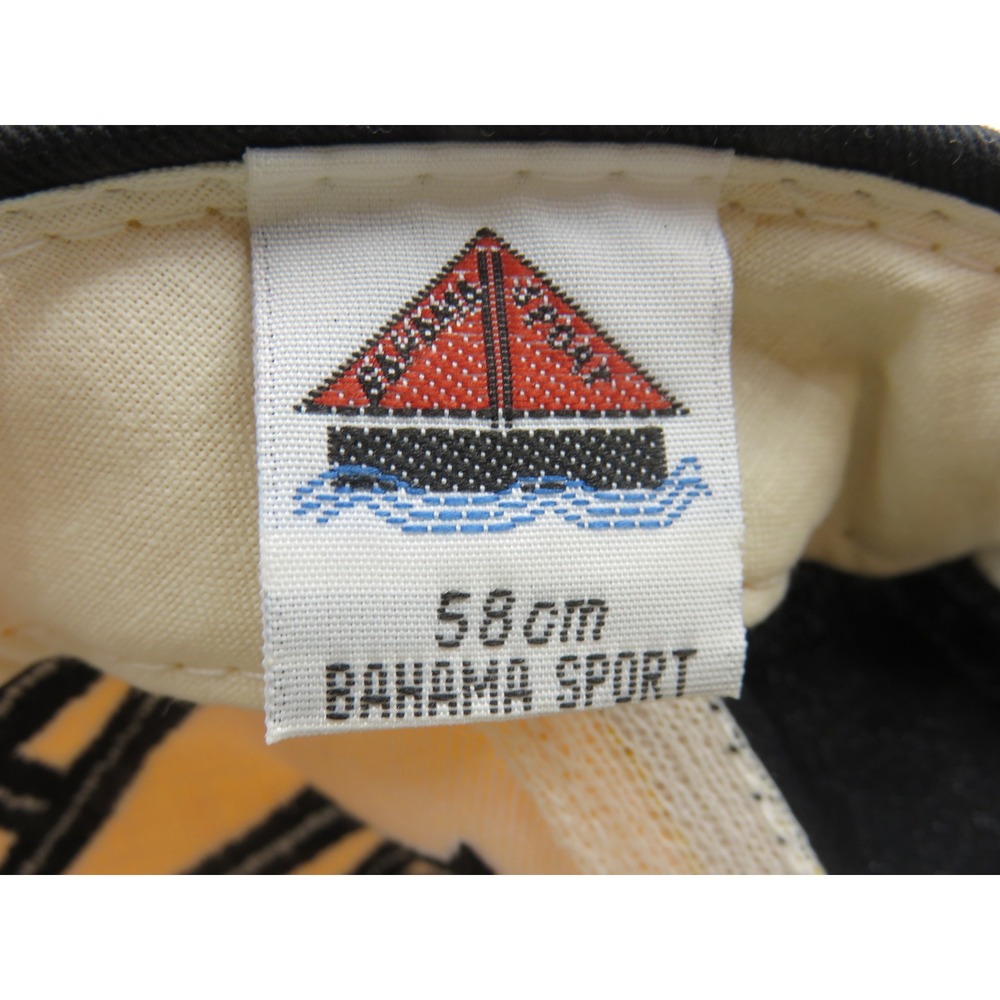 Bahama Sport Vtg Snapback Hat Blue Yellow Black The Bahamas Souvenir Cap 58cm - Picture 7 of 7